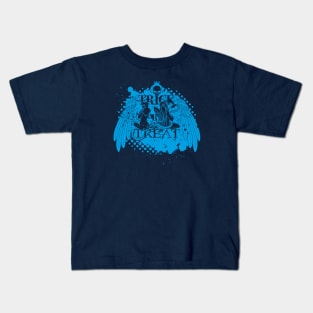 Trick or Treat? - Cyan Kids T-Shirt